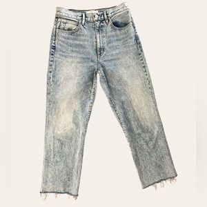 SLVRLAKE Denim | women’s light wash jeans Grace crop | size 28